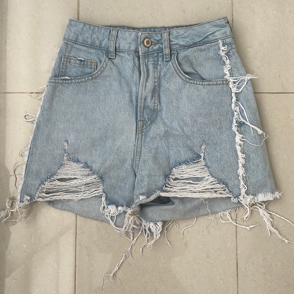 Zara denim shorts